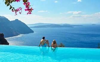 Hotel Infinity Pool San Antonio Santorini