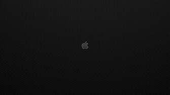 Background Pattern And Apple Logo HD Wallpaper