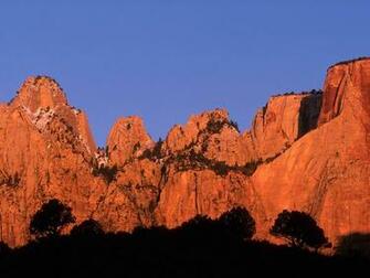 Fondos De Pantalla Montanas Carmesi Zion Tama O