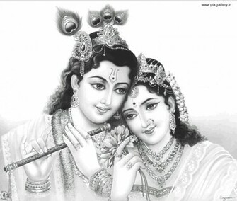 Photos Galleries Shree Radhey Krishna Sketch Wallpaper By Shallender