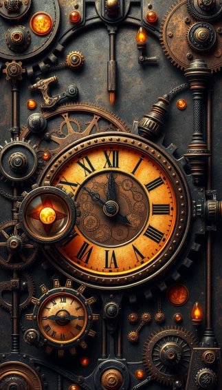 Steampunk Phone Wallpaper