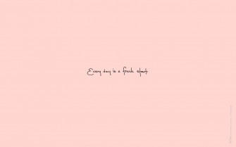 A Pink Background With The Words Everything Is Beautiful