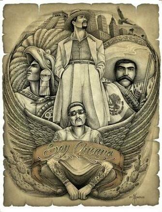 Of Brown Pride Cholo David Gonzales Soy Chicano Wallpaper