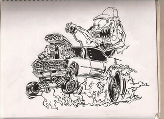 Rat Fink Comix Skate Wallpaper