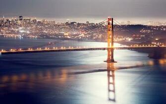 Golden Gate Bridge San Francisco Night Lights Jpg