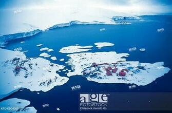 Chile General Bernardo O Higgins Army Antarctic Base Stock Photo
