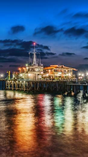 Pier In Santa Monica iPhone 5s Wallpaper