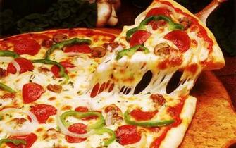 Pizza With Pepperoni Mushrooms Onions And Peppers HD Wallpaper
