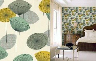 Dandelion Clocks By Sanderson Contemporary Floral Wallpaper