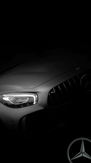 iPhone X Mercedes Background Wallpaper
