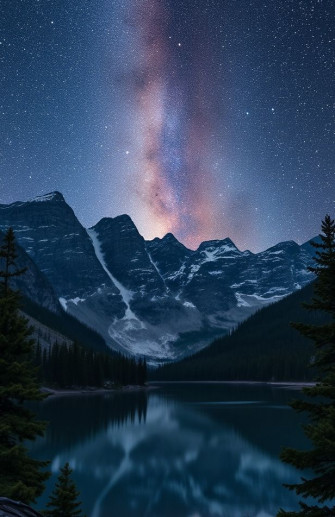 Mountain Night Wallpaper