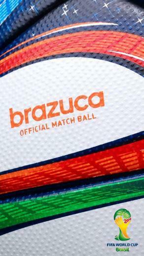 Fifa World Cup Brazuca Ball iPhone Wallpaper HD