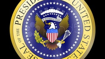 Presidential Seal W Alpha 30fps Stock Video HD