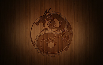 Dragon Yin Yang Wallpaper