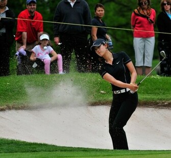 Michelle Wie Golf Swing HD Wallpaper
