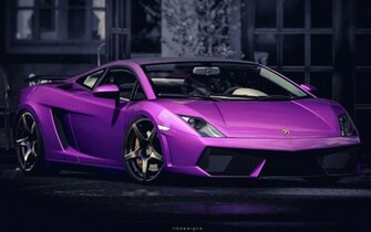 Viola Lamborghini Gallardo Sfondi HD