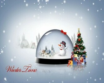 Snow Globe Wallpaper