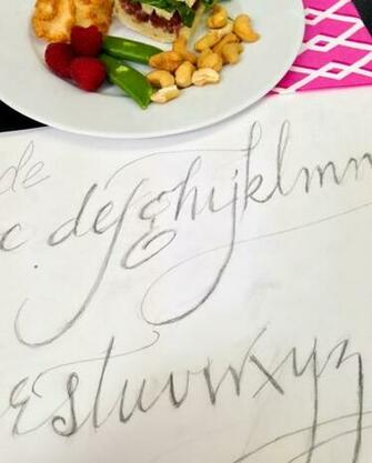 Hand Lettering And Inspiration Boards At Sugar Paper Los Angeles