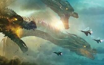 King Ghidorah Godzilla Of The Monsters 4k Wallpaper