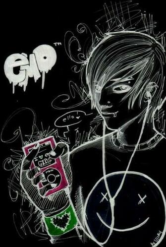 Cute Emo Love Background Wallpaper For