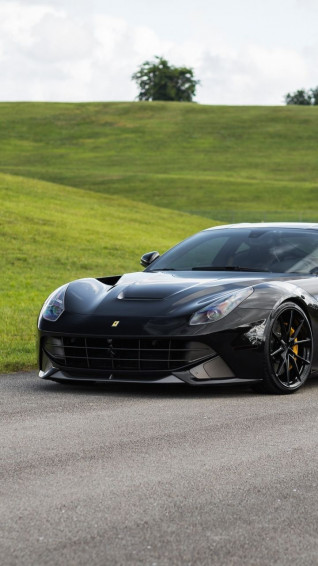 Black Ferrari F12berlinetta Wallpaper