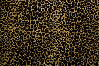 Fabric With Golden Leopard Print Wallpaper
