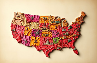Usa Map HD Wallpaper