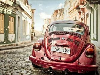 Streets Cars Volkswagen Beetle South America Wallpaper