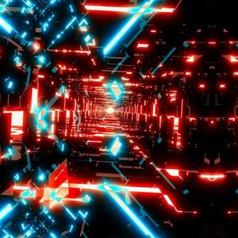 Wallpaper Fractal Neon Bright Abstraction