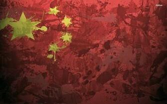 China Flag Wallpaper Digital Art