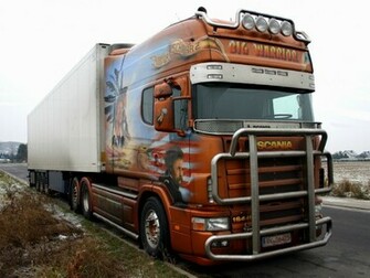 Scania Truck Grote Warrior Wallpaper