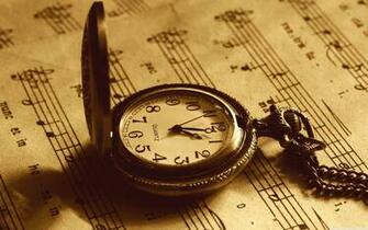 Vintage Clock Wallpaper Top Background