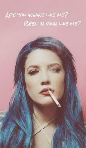 Halsey Wallpaper Lockscreen iPhone iPhonewallpaper Idol