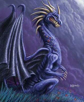 Beautiful Colours Dragon Wallpaper