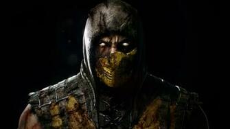 Video Game Mortal Kombat X Scorpion Wallpaper
