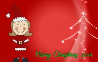 Cute Natural Animated Merry Christmas Wallpaper