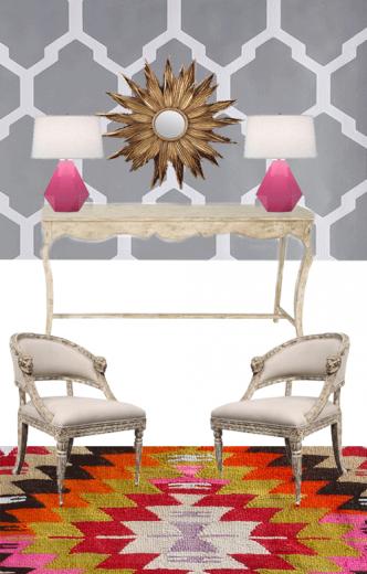 Farrow And Ball Wallpaper Moodboard Gif