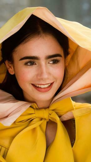 Smile Beautiful Lily Collins Wallpaper