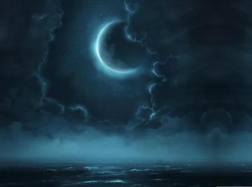 A Mystical Fantasy Night Sky Wallpaper Moonlit Skies