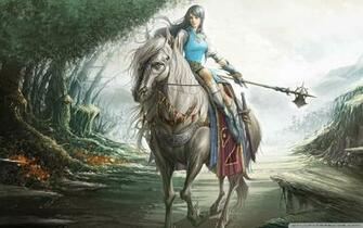 Horse Riding Drawing 4k HD Desktop Wallpaper For