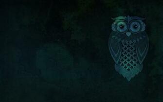 Blue Owl Desktop Wallpaper By Kuehldesigns