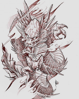 Japanese Dragon Tattoo HD Wallpaper