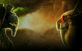 Warhammer 40k Dawn Of War Tau Necrons Wallpaper Jpg