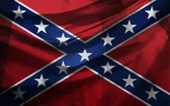 Rebel Flag With Texture By Metfuel