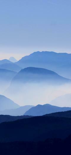 Mountain Layers Sky iPhone X Wallpaper