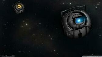 Portal Wheatley In Space Ultra HD Desktop Background Wallpaper
