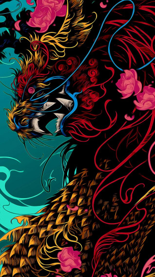 Japanese Dragon Wallpaper