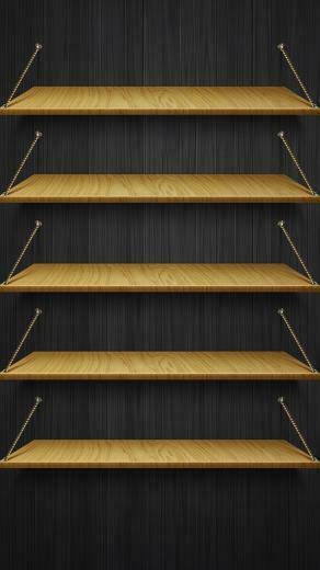 Shelf iPhone Plus Wallpaper
