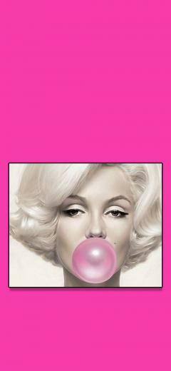 Wallpaper Background HD iPhone Android Minimal Marilyn