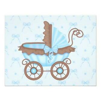 Baby Shower Boy Invite Cute X Invitation Card